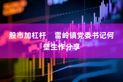 股市加杠杆    雷岭镇党委书记何壁生作分享